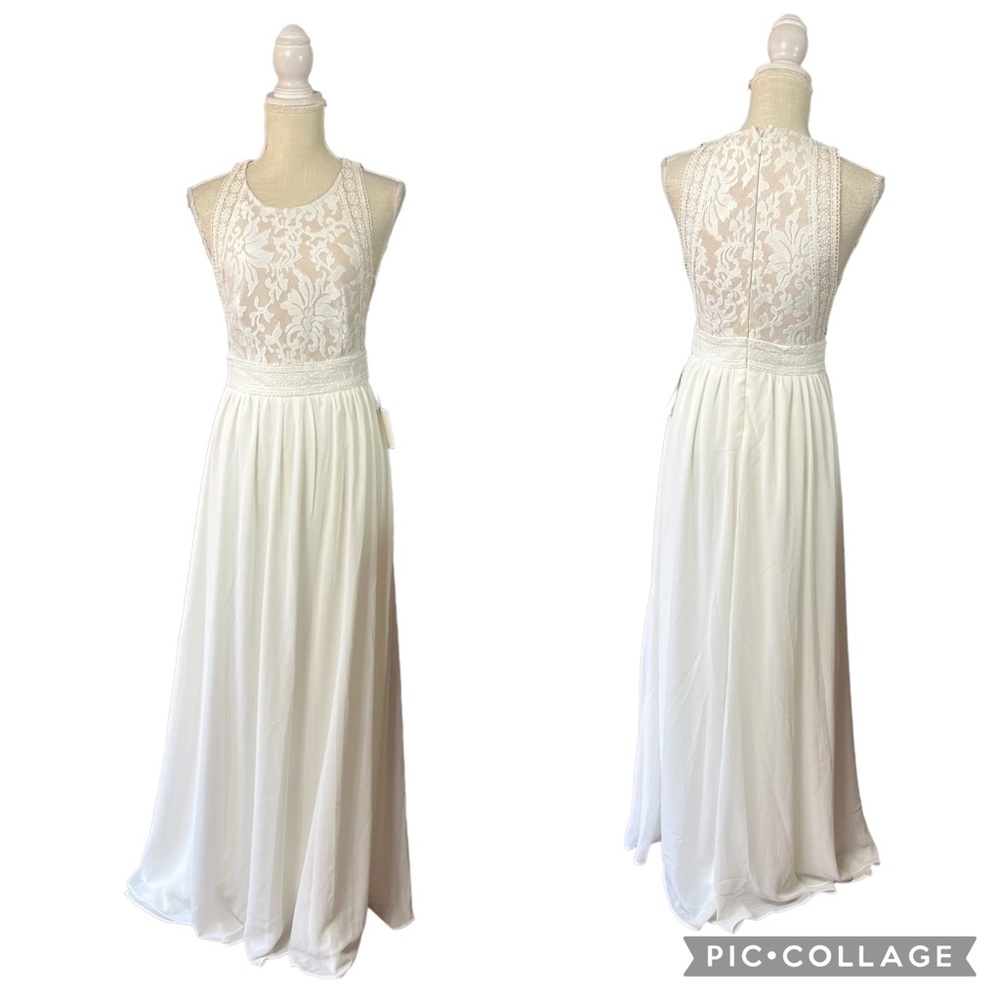 NWT Lulus Maxi lace dress size s